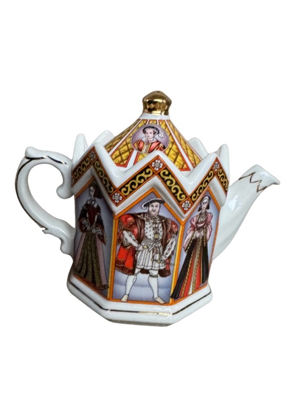 Vintage Sadler Teapot King Henry VIII & His Wives